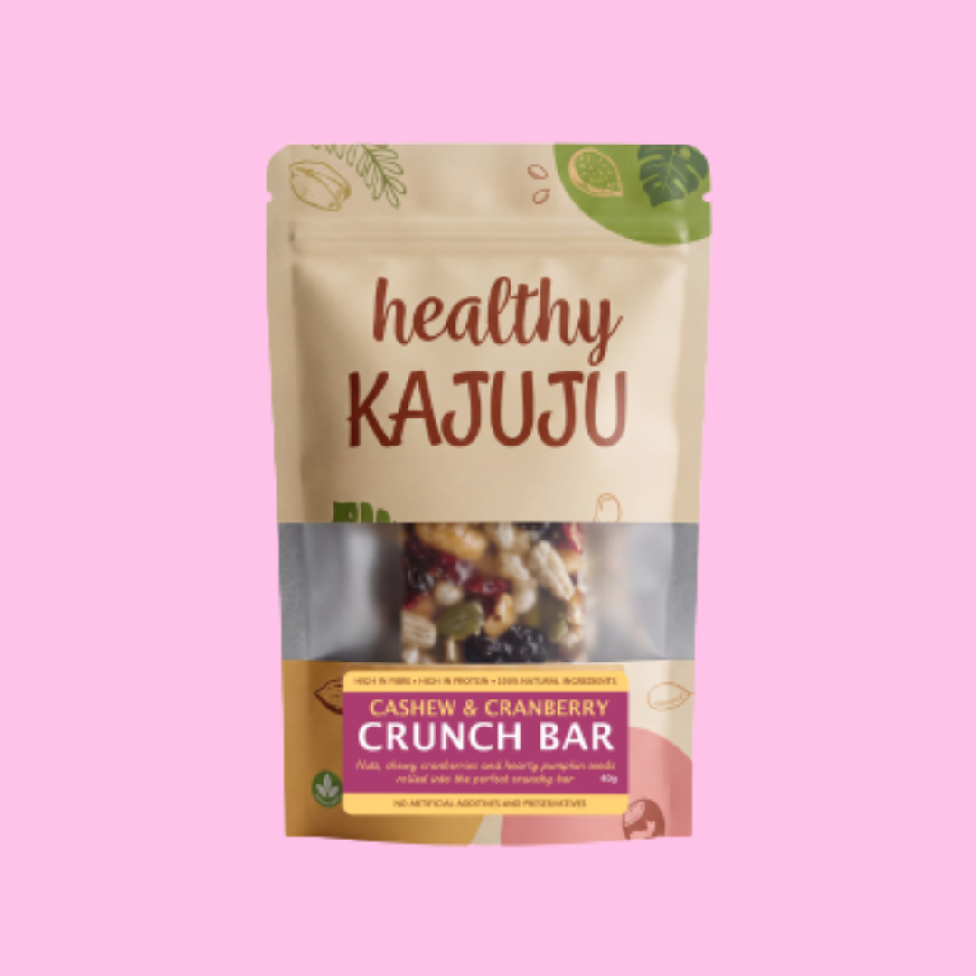 Cashew & Cranberry Crunch Snack Bar