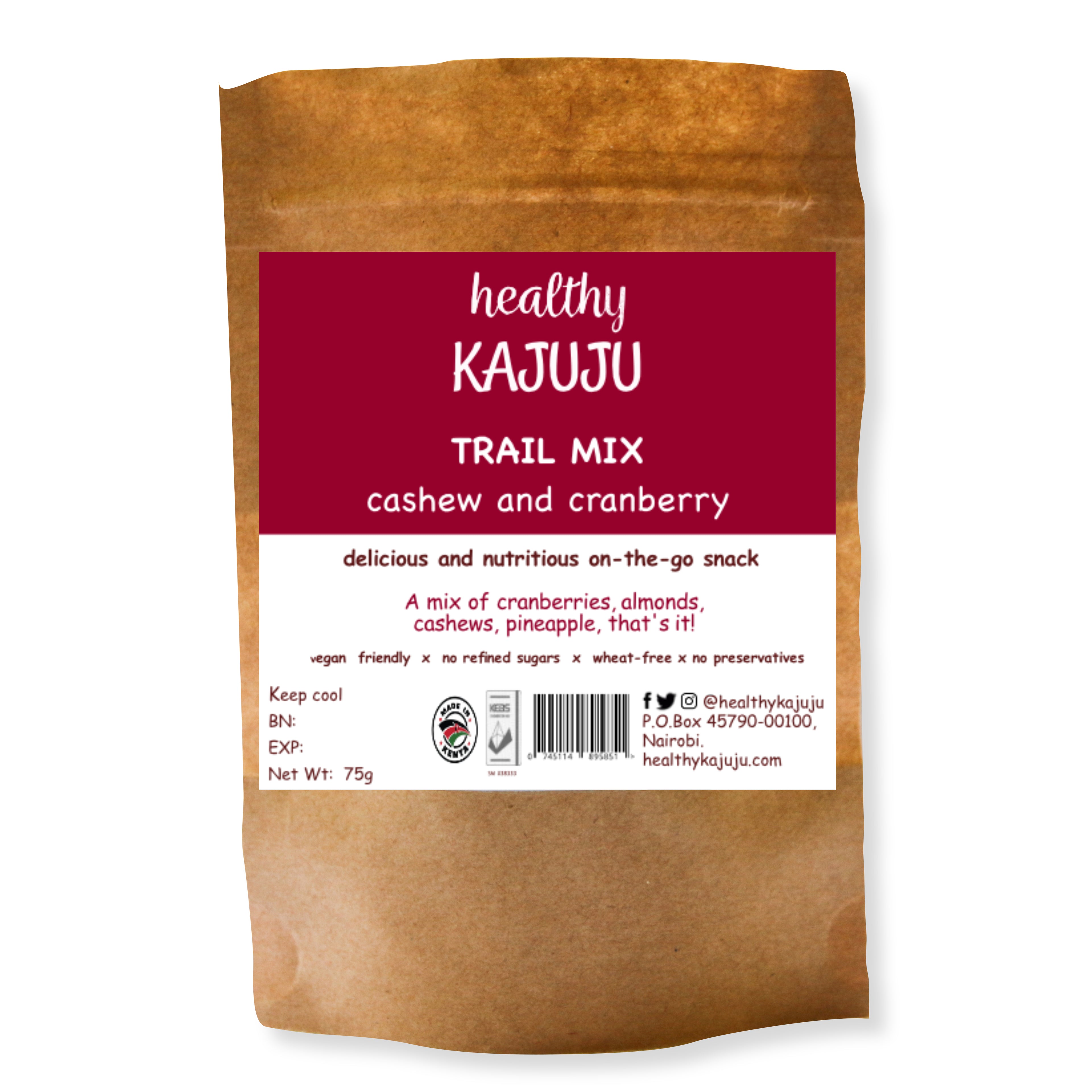 Cashew &amp; Cranberry Trail Mix