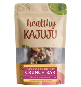 Cashew & Cranberry Crunch Snack Bar